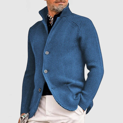 Men's Hooded Knitted Cardigan