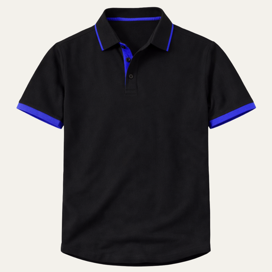 Men's Slim Fit Polo Shirt Cotton Summer - VibreMode
