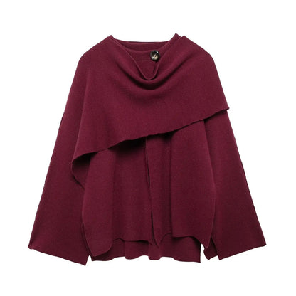 Classic Red Cape Coat