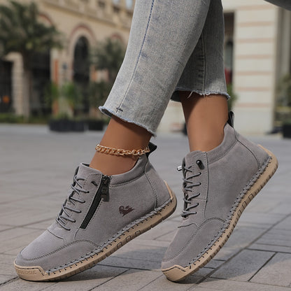 Ladies Comfortable Spring Lace Up Walking Shoes