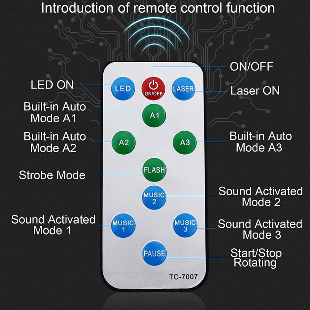 Laser Disco Stage Light 2-In-1