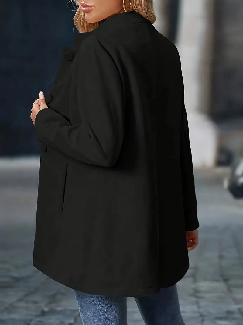 Classic Tailored Button Trench Coat