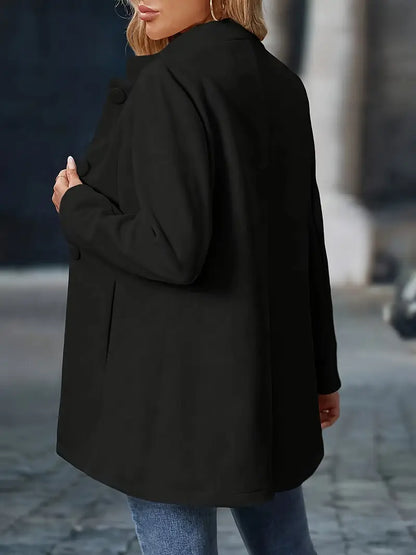 Classic Tailored Button Trench Coat