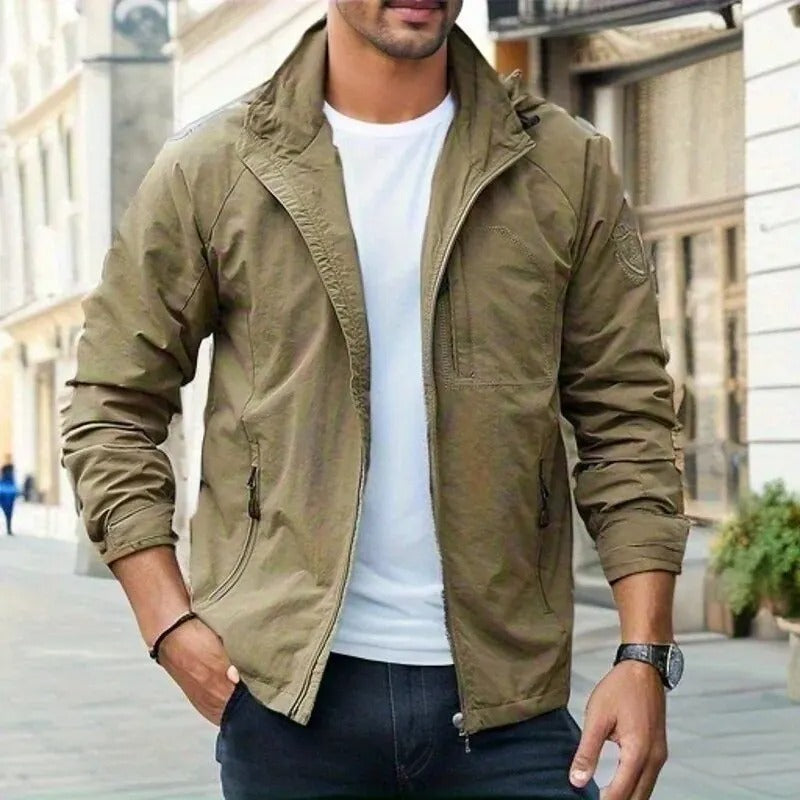 Men's Waterproof Cargo Jacket Breathable - VibreMode