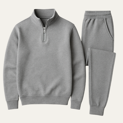 Men's Cotton Hoodie Jogger Set