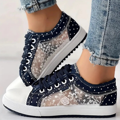 Women's Low- Sneakers Tie-Front