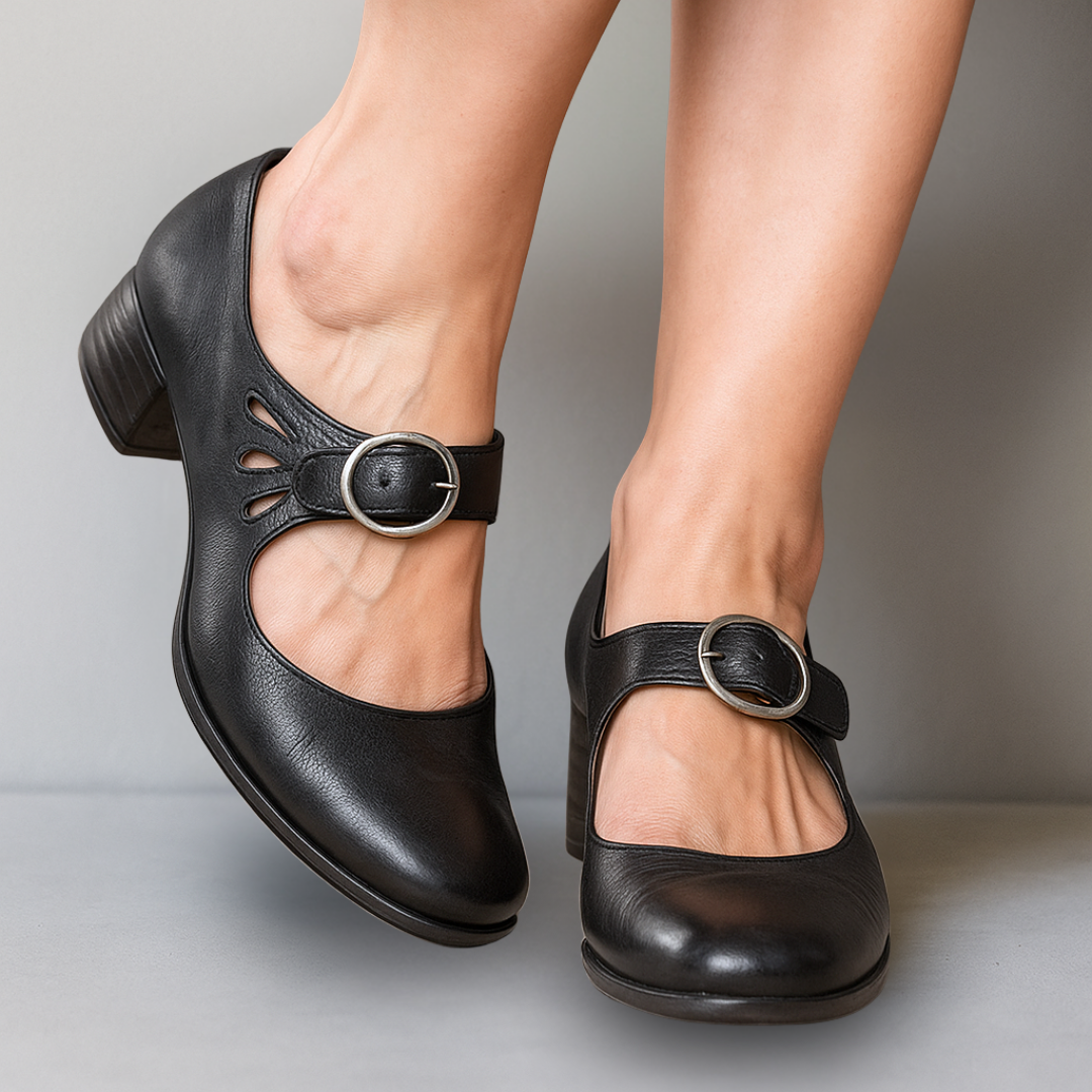 Vegan Leather Orthopedic Sandals - VibreMode