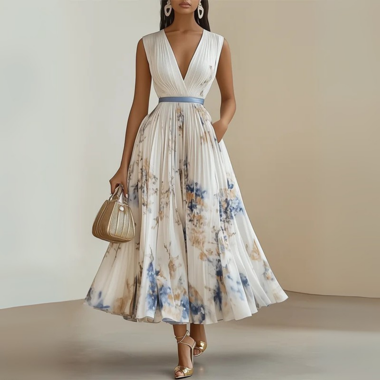 Women's Sleeveless Summer Maxi Dress