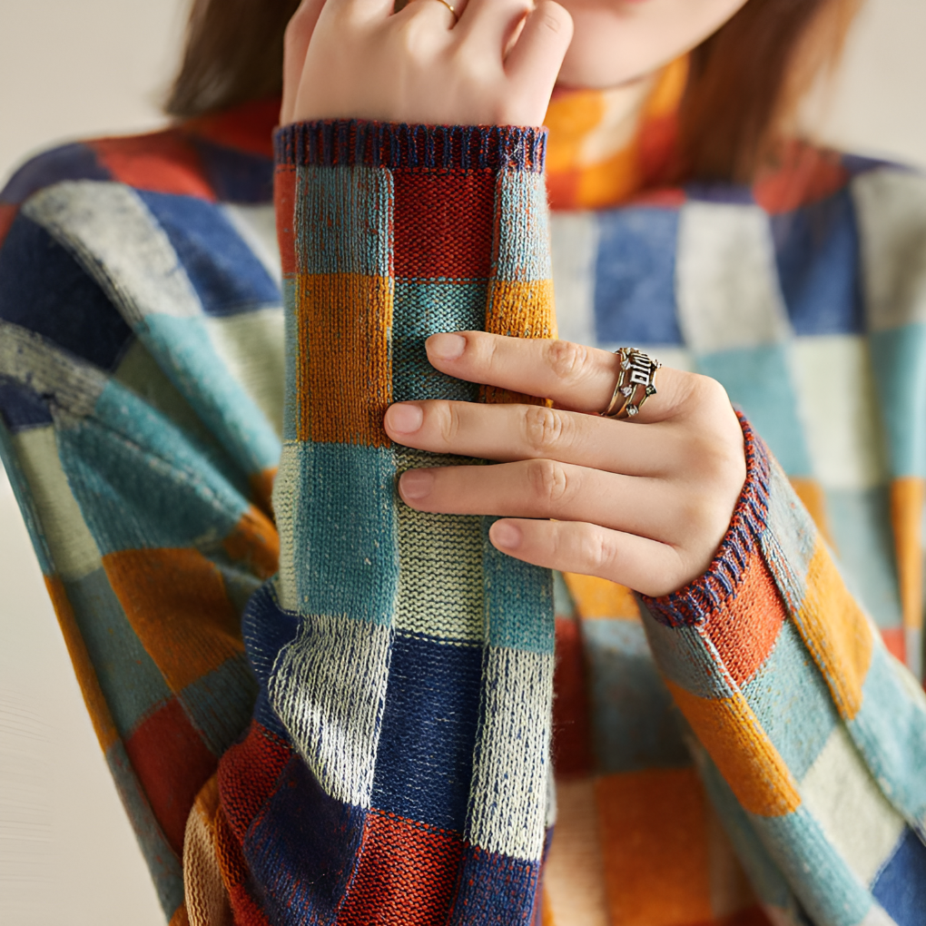 Women's Fine Wool High Neck Sweater