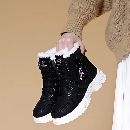 Women's Lace Up Ankle Boots Lug Sole