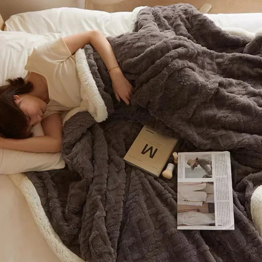 Thick Fleece Winter Blanket