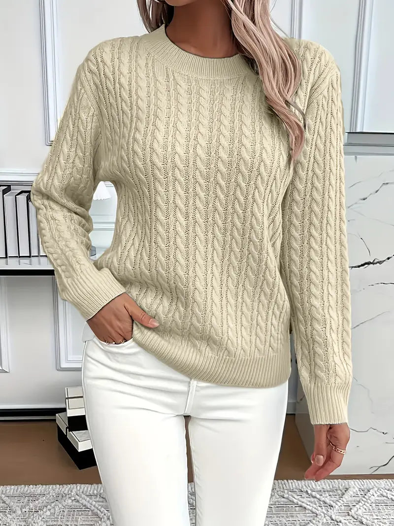 Classic Fit Knit Crew Neck Sweater