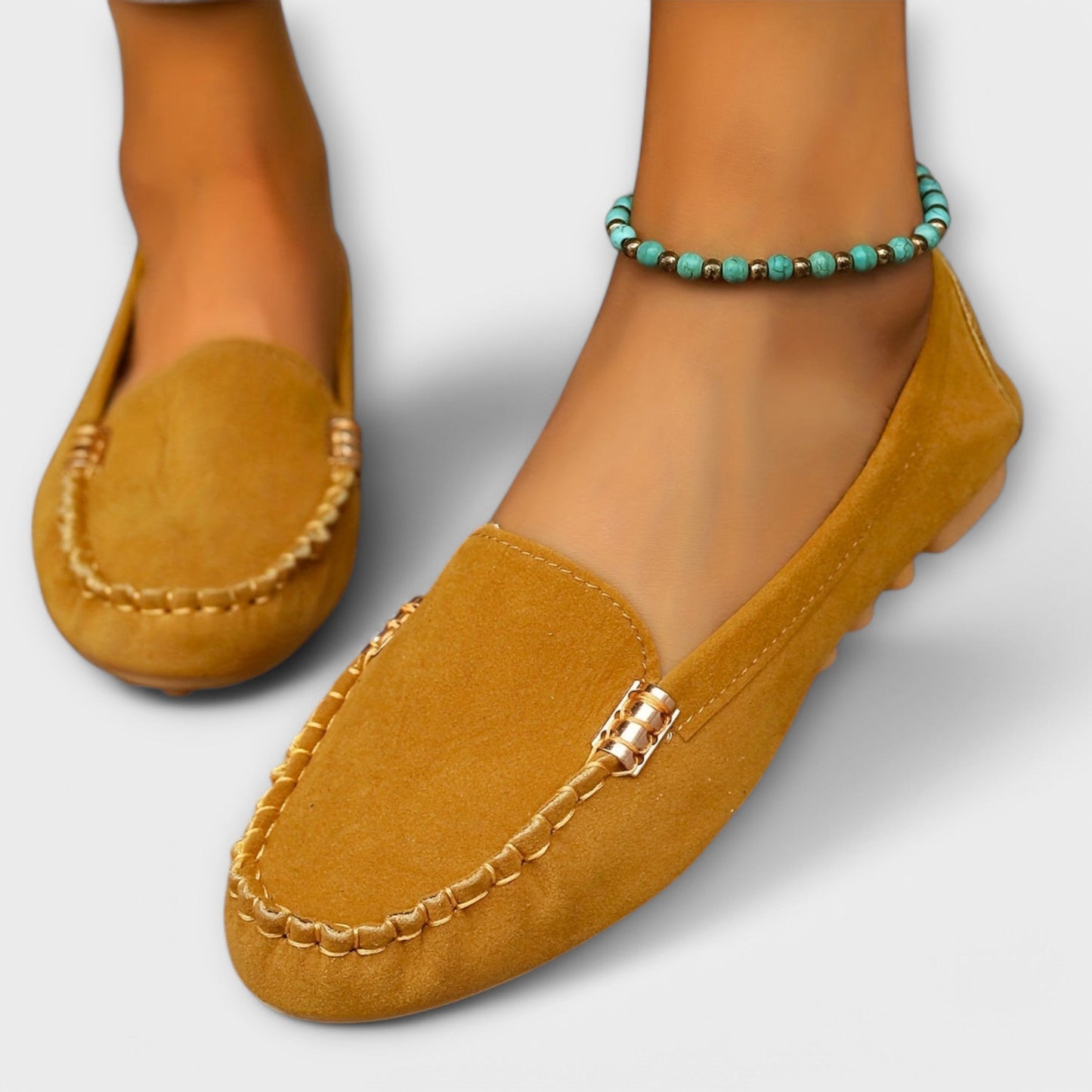 Women's Stitched Slip-On Loafers