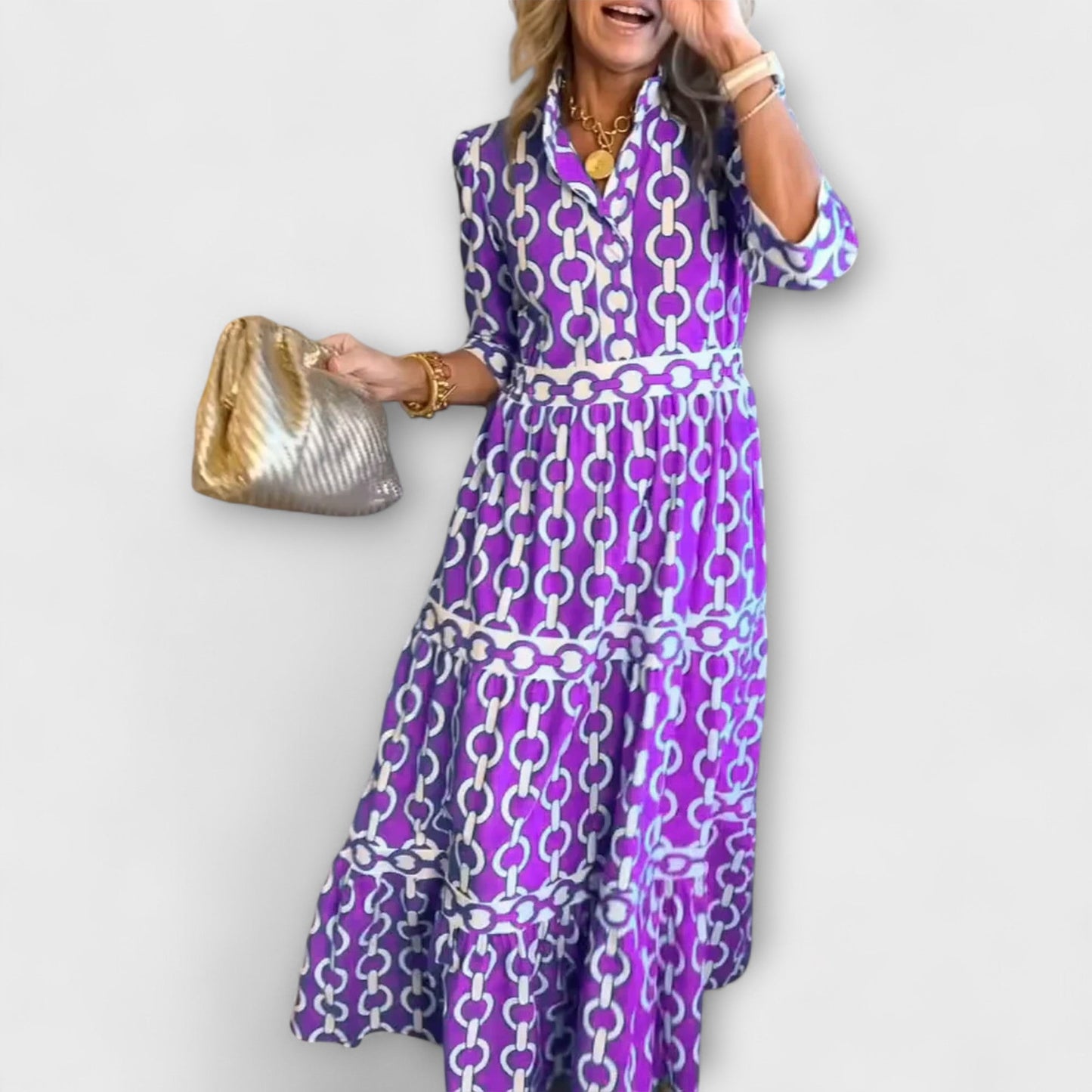 Women's Tiered Skirt Casual Dress