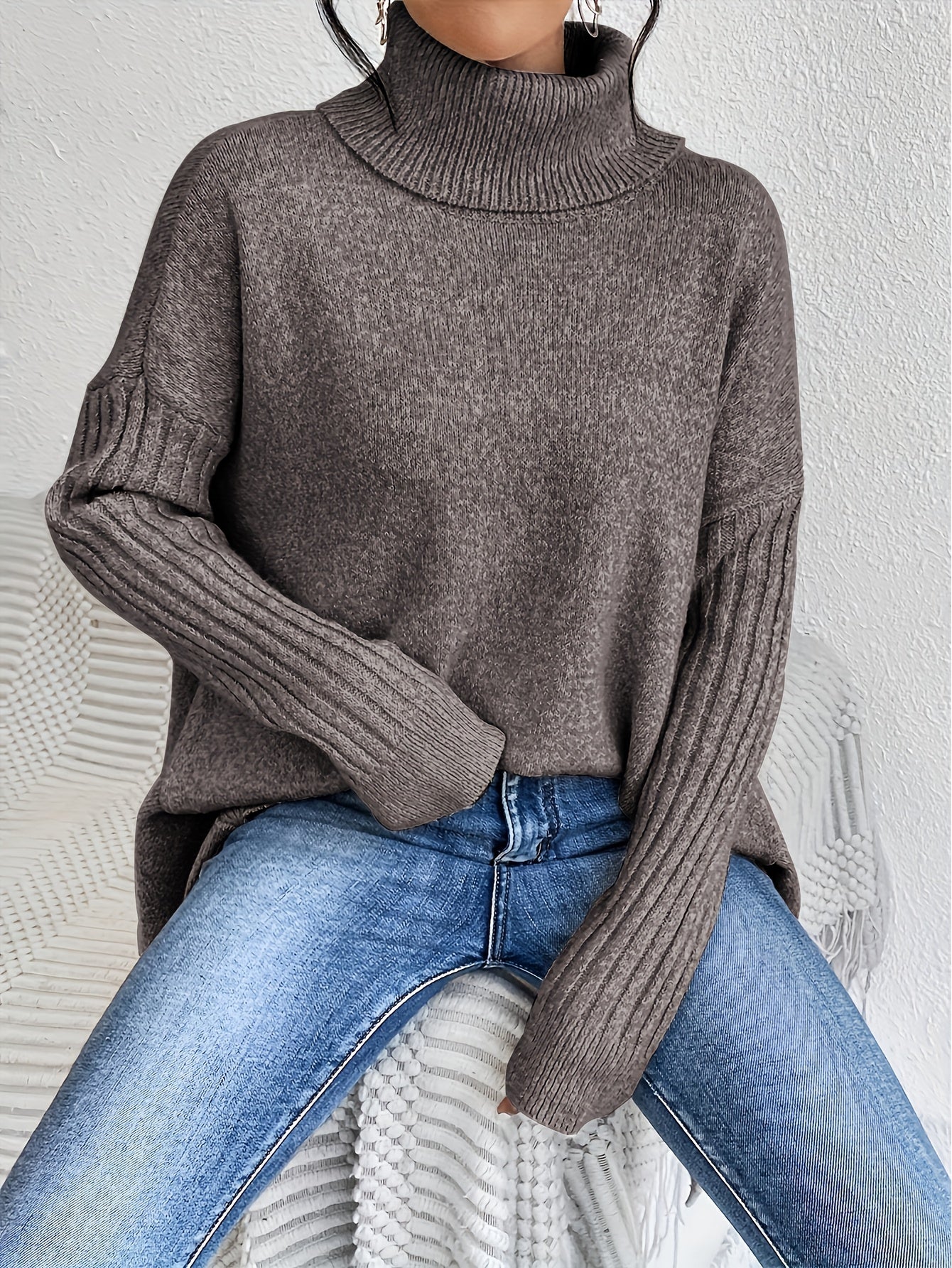 Soft Knitted Pullover Sweater