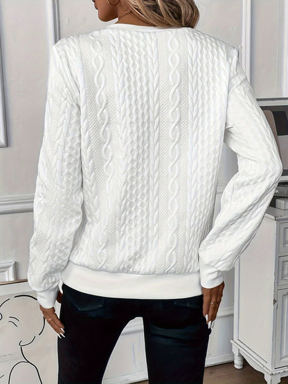 Soft Crew Neck Sweater with Chic Style