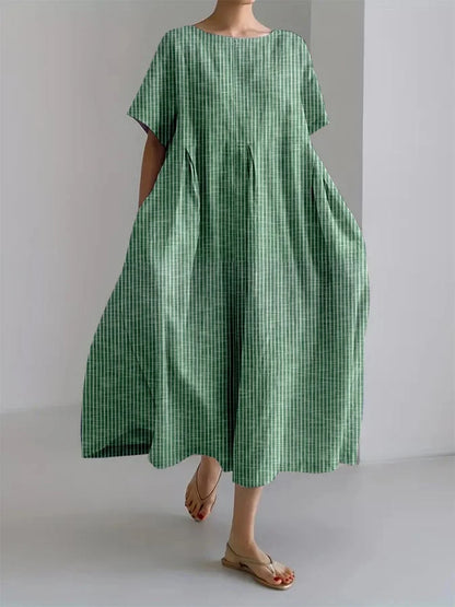 Women's Casual Long Dress Comfortable Retro Style