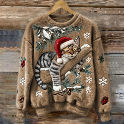 Women's Graphic Knit Sweater