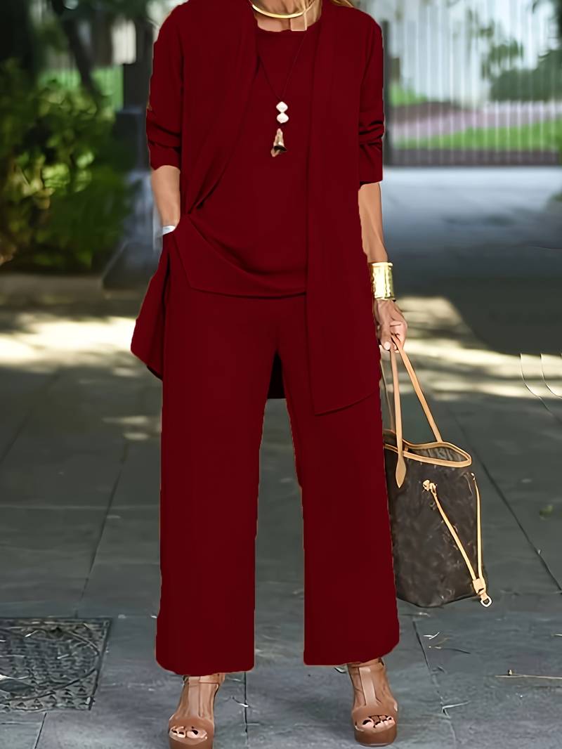 Women's 3 Piece Pants Set