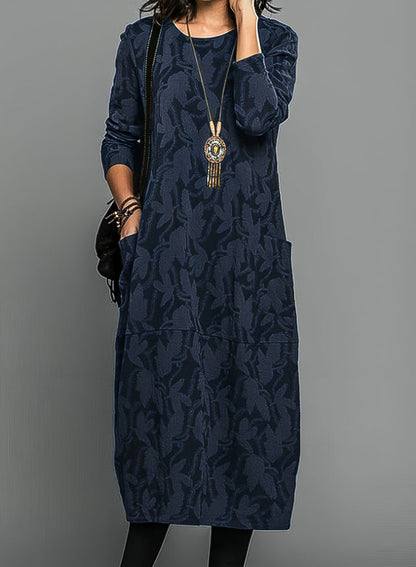 Women's Long Sleeve A-Line Winter Dress