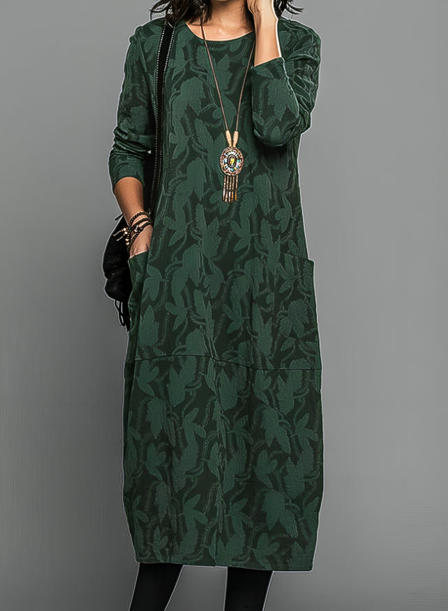 Women's Long Sleeve Dress Elegant Fit - VibreMode