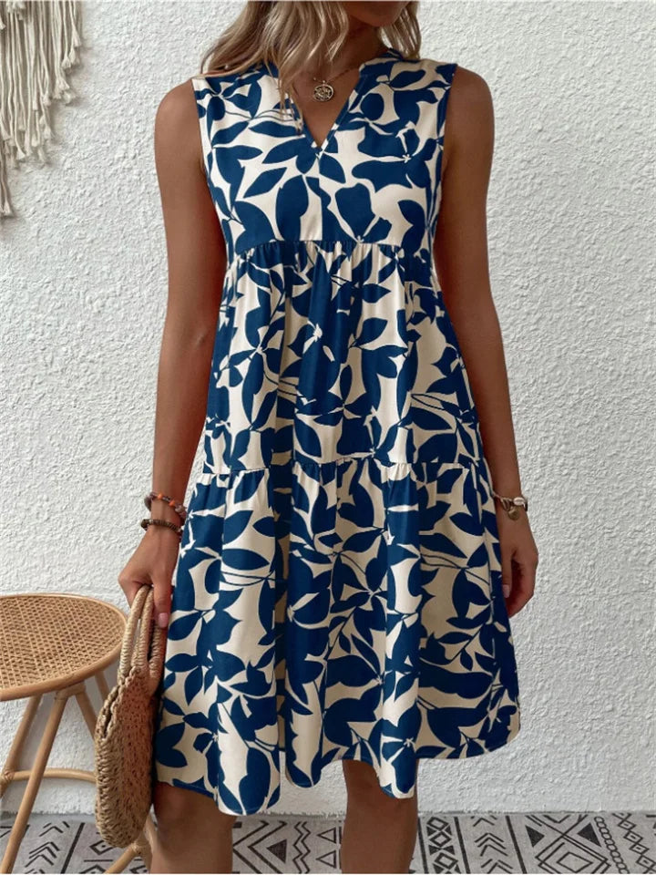 Women's Floral A-Line Summer Dress
