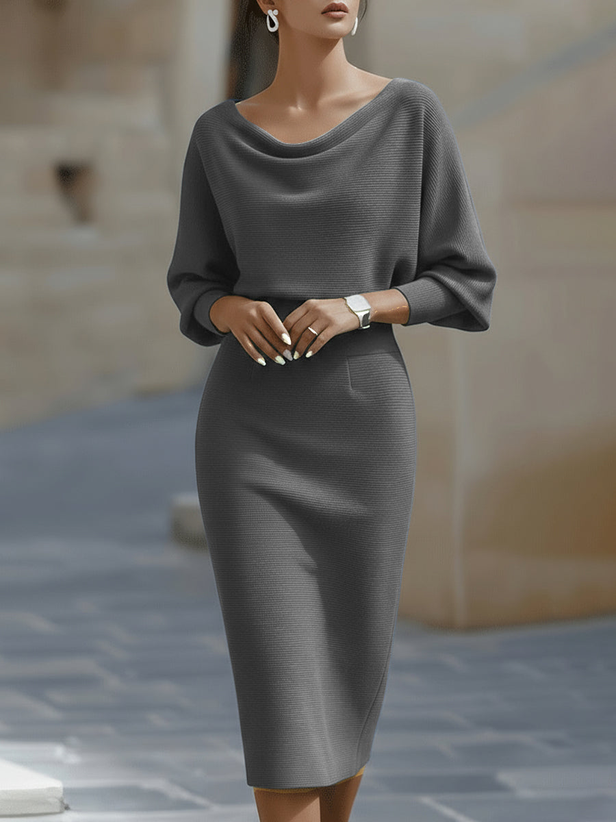 Chic Flowy Knee Length Dress