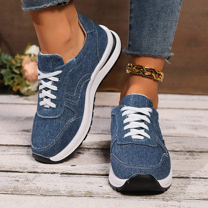 Women's Orthopedic Sneakers Lace Front Design