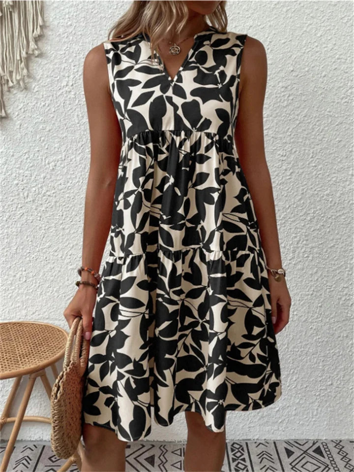 Women's Floral A-Line Summer Dress