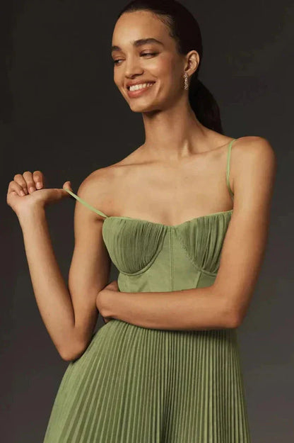 Winnie Women's Pleated Midi Dress