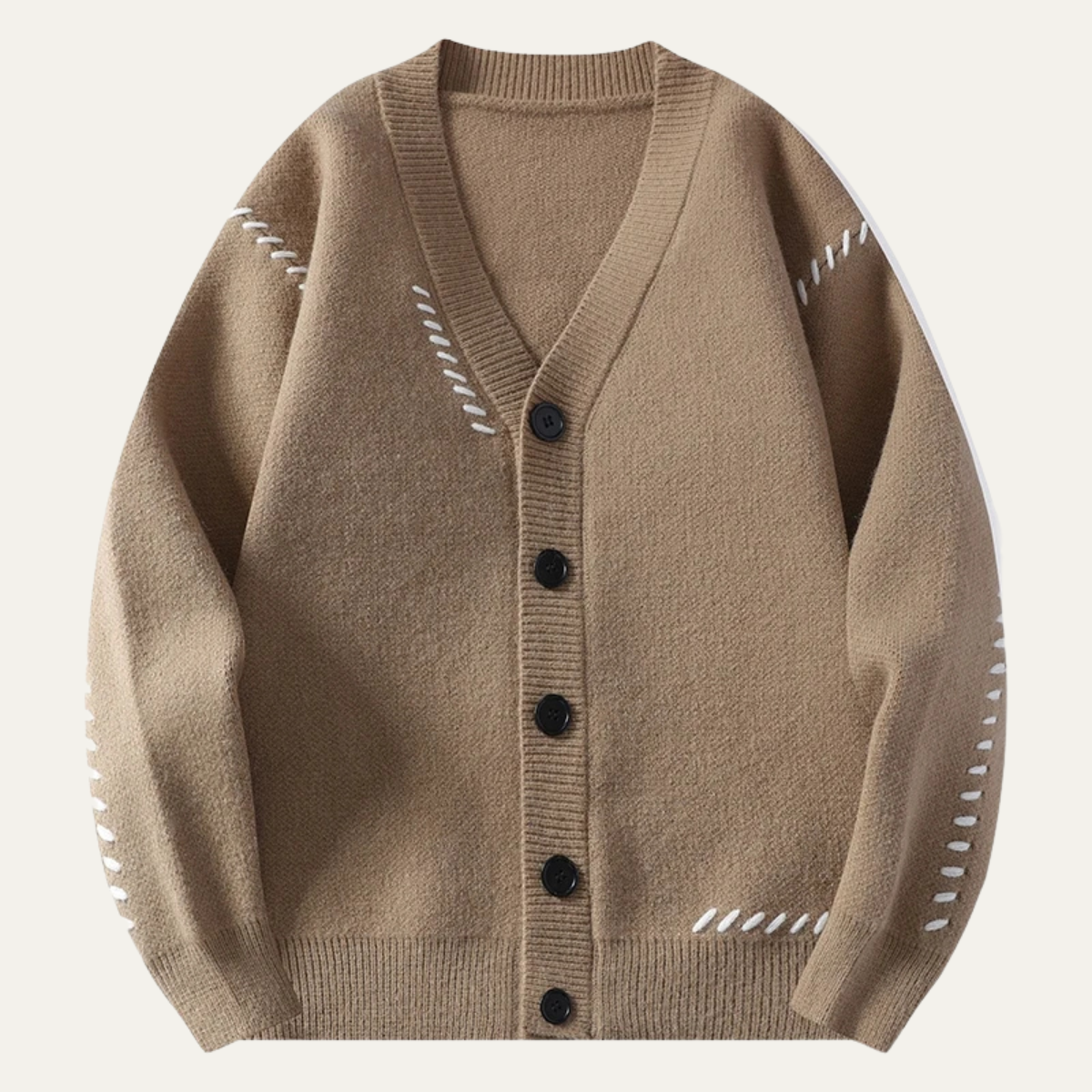 Hawthorne Men's Knit Cardigan Sweater Button Front - VibreMode