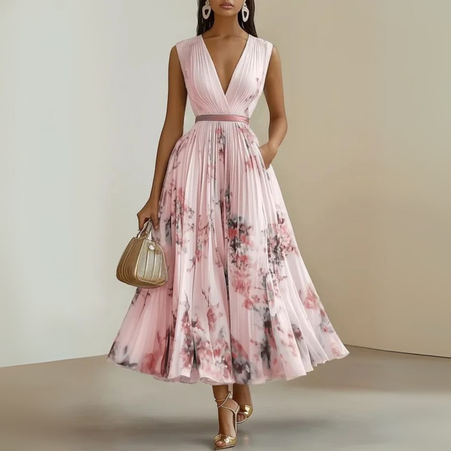 Women's Sleeveless Summer Maxi Dress