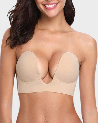 Women's Push Up Strapless Bra Front Cut - VibreMode