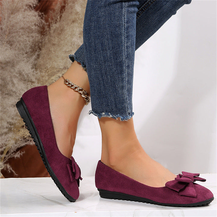Comfortable Ladies Floral Ballet Flat Shoes