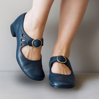 Women's Mary Jane Buckle Strap Shoes