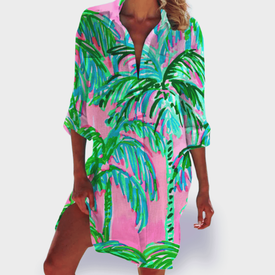 Elegant Women's Loose Fit Sundress Perfect Summer Wear