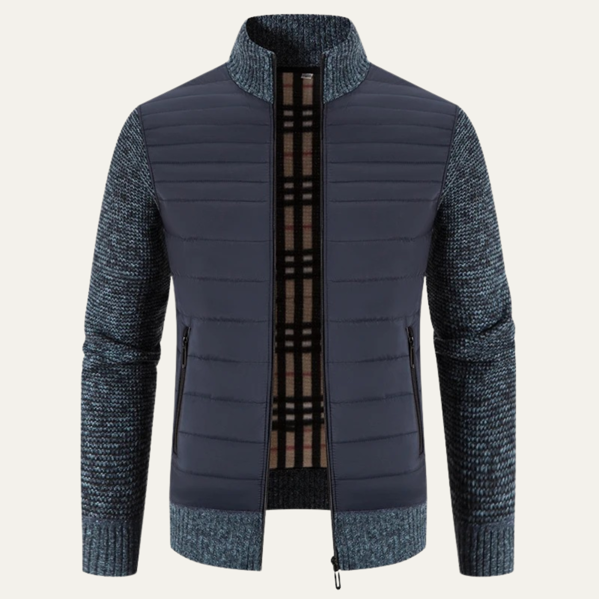 Men's Padded Stand Collar Winter Jacket