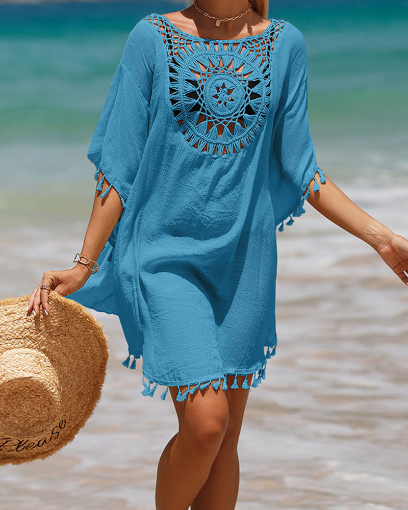 Bohemian Beach Cover Up Dress