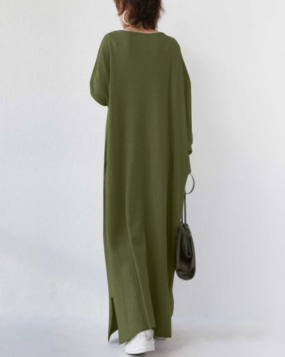 Women's Oversized Long Sleeve Winter Dress