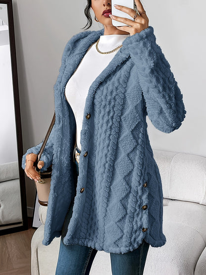 Soft Fleece Hooded Sweater