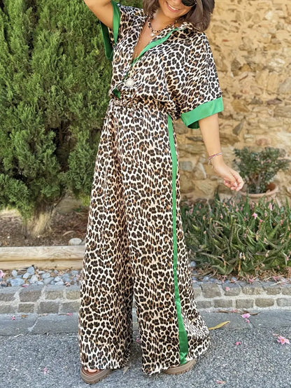 Women's Two Piece Collared Set