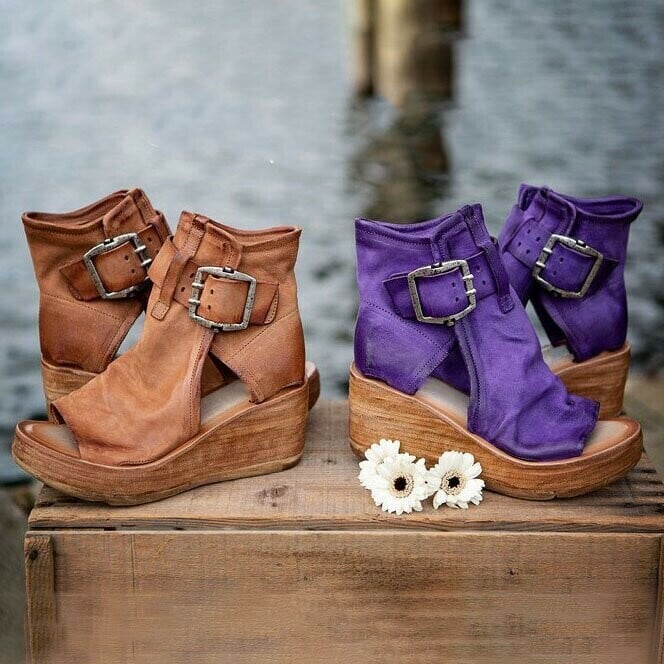 Women's Ankle Strap Wedge Sandals
