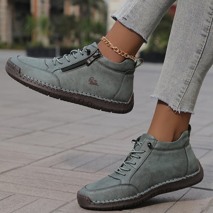Ladies Comfortable Spring Lace Up Walking Shoes