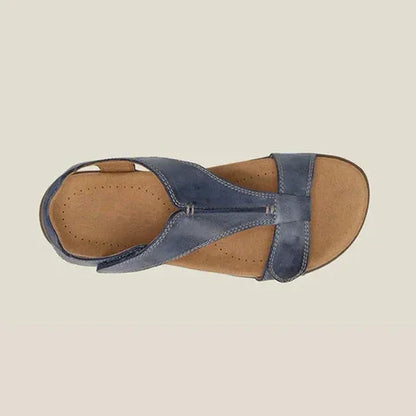 Women's Orthopedic Sandals Cushioned Adjustable Brown
