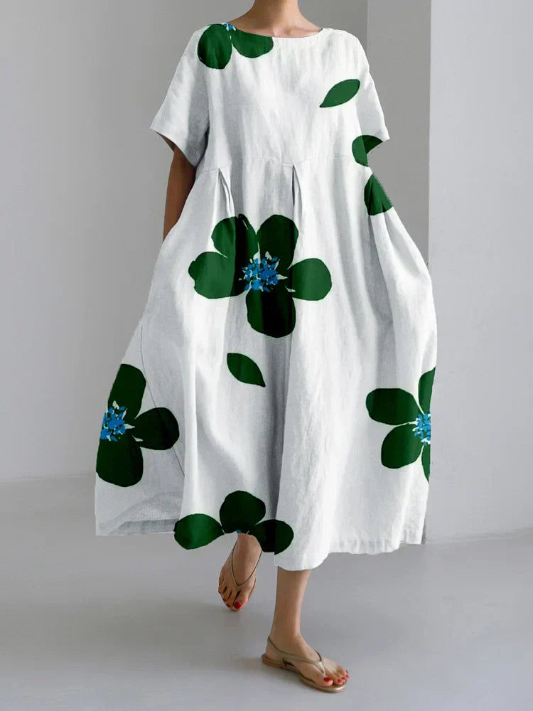 Women's Floral Maxi Dress Soft Comfortable Sunny Day Wear