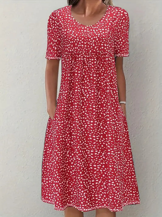 Beautiful Ladies' Flowy Evening Gown Dress - VibreMode