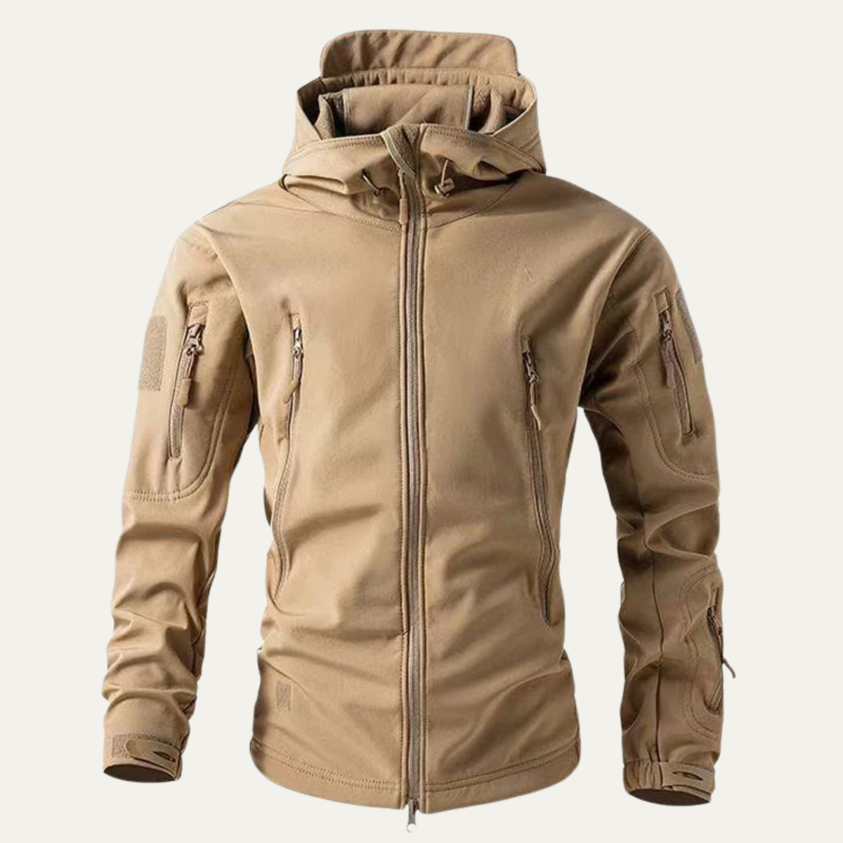 Men's Softshell Fleece Lined Windbreaker Jacket
