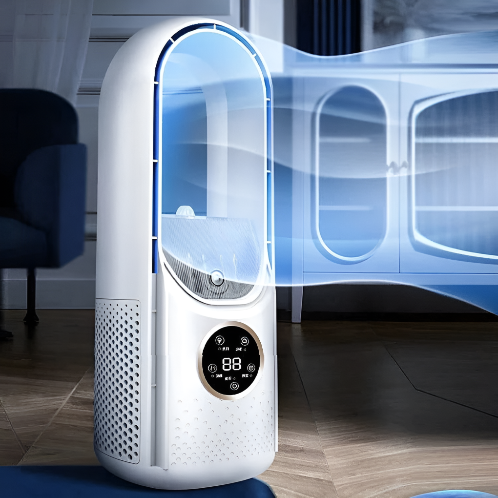 Portable Bladeless Table Fan Air Conditioner - VibreMode