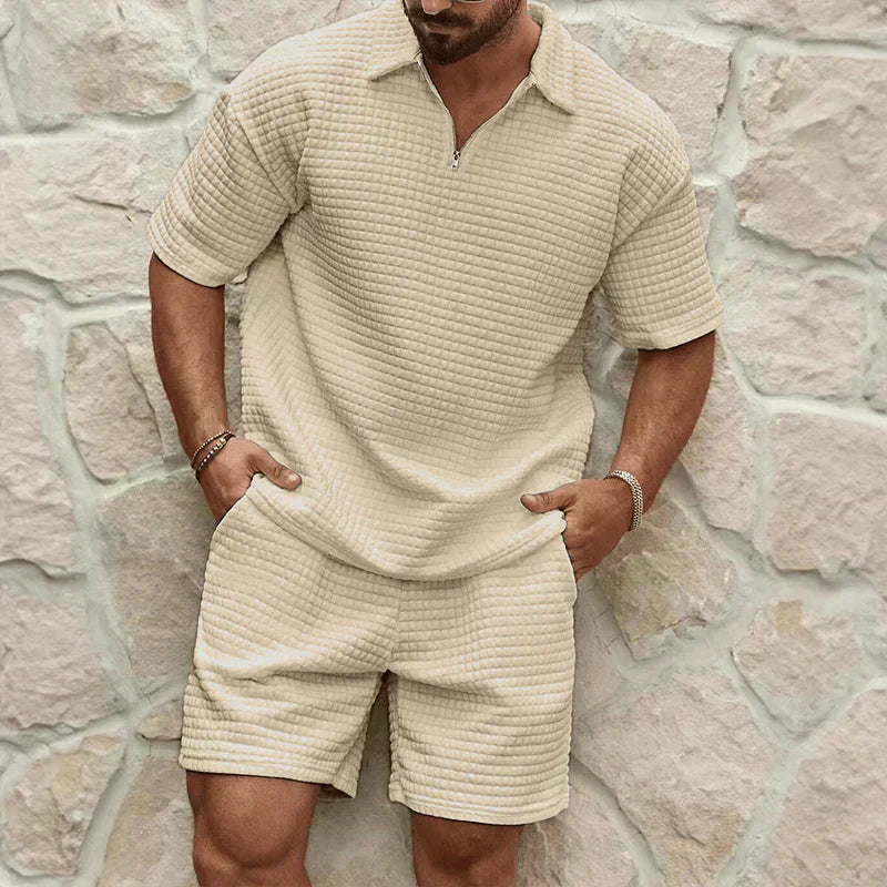 Men's Polo Shorts Set