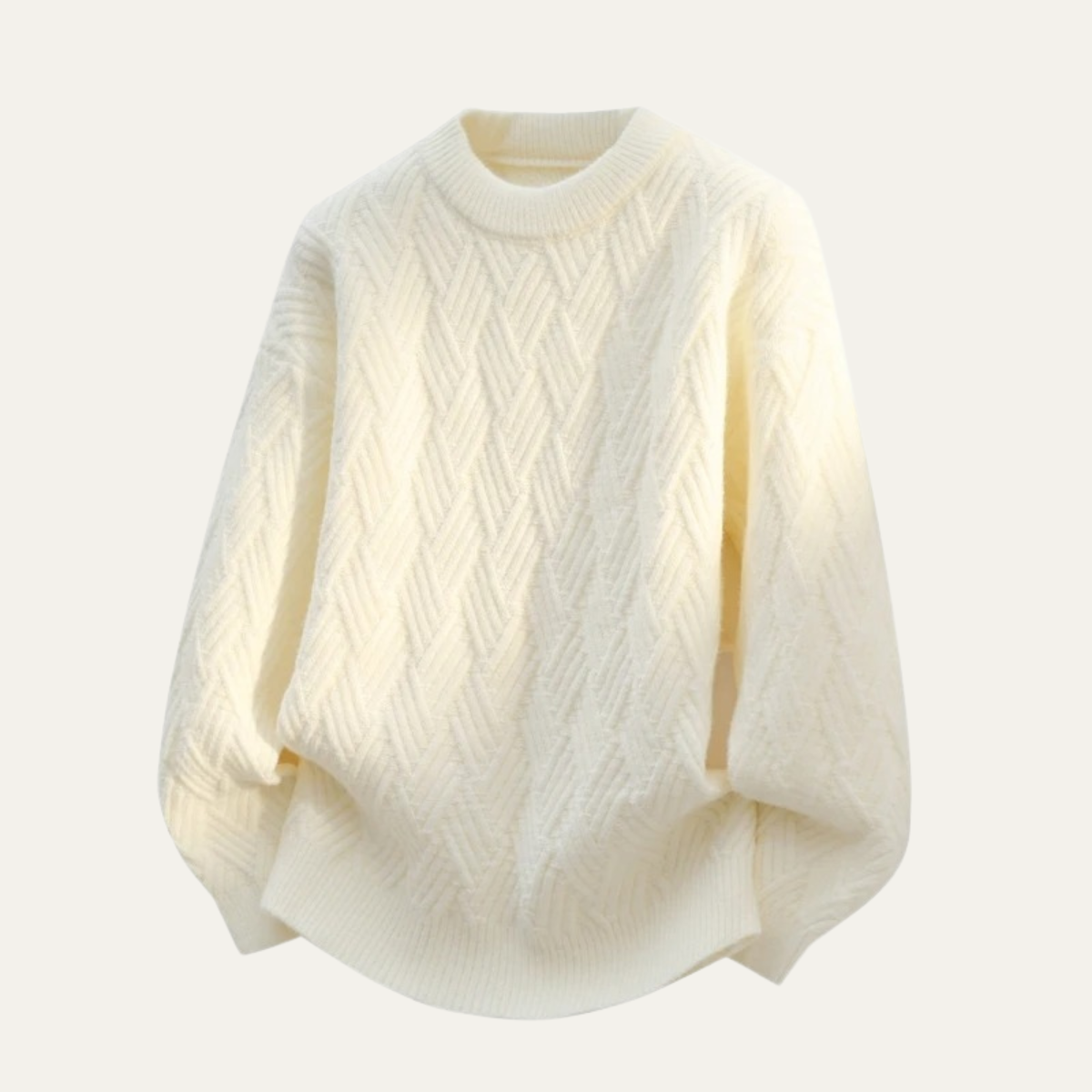 Men's Soft Knitted O-Neck Warm Sweater